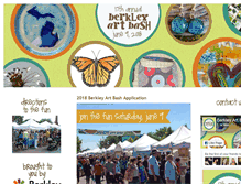 Tablet Screenshot of berkleyartbash.com